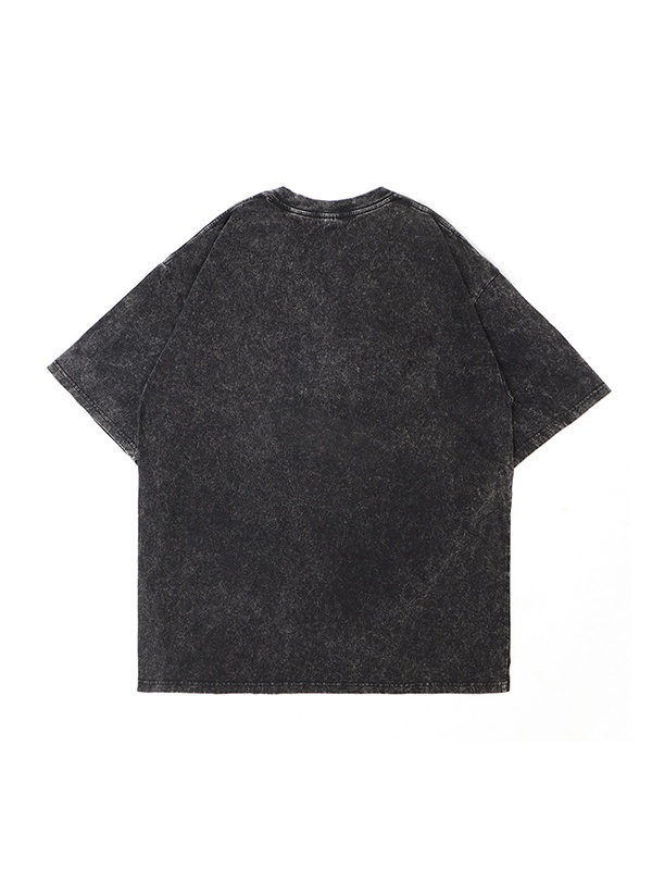 Men's Sports Car Print Washed Tee-2
