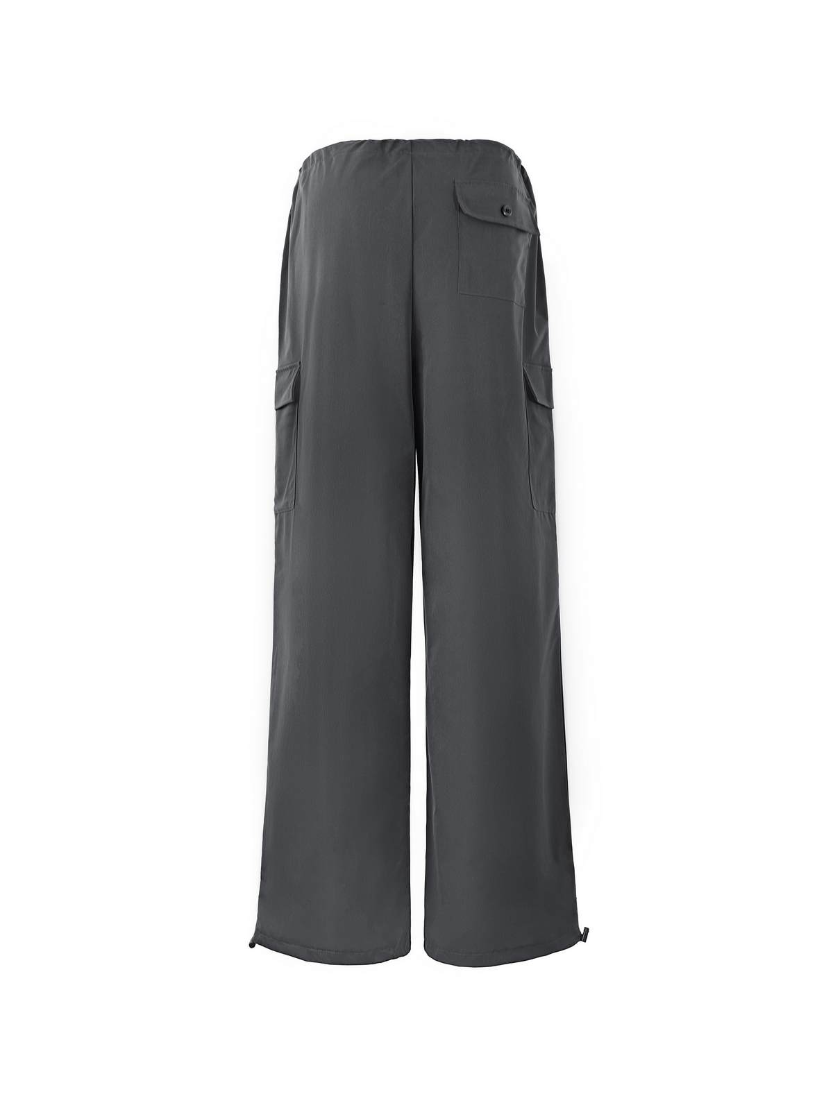 Drawstring Y2K Baggy Cargo Pants-5