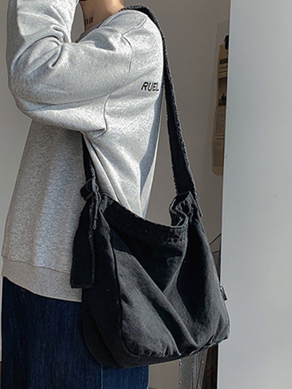 Vintage Distressed Crossbody Bag-1