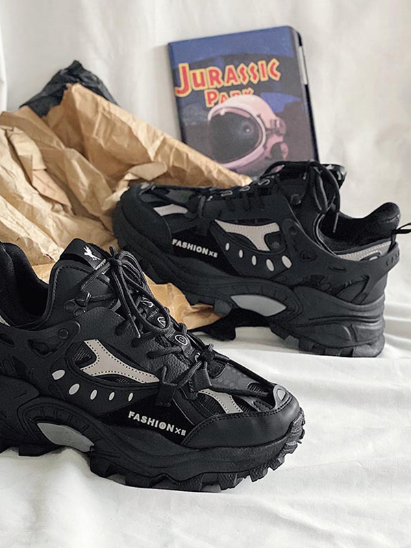 Men's Mesh Platform Dad Shoes Sneakers-3